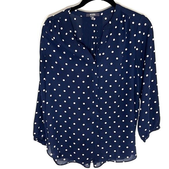 NYDJ 15 Bundle Pack 3/4 Sleeve Mandarin-Collar Pleated Blouse Different Print XS - Picture 8 of 15